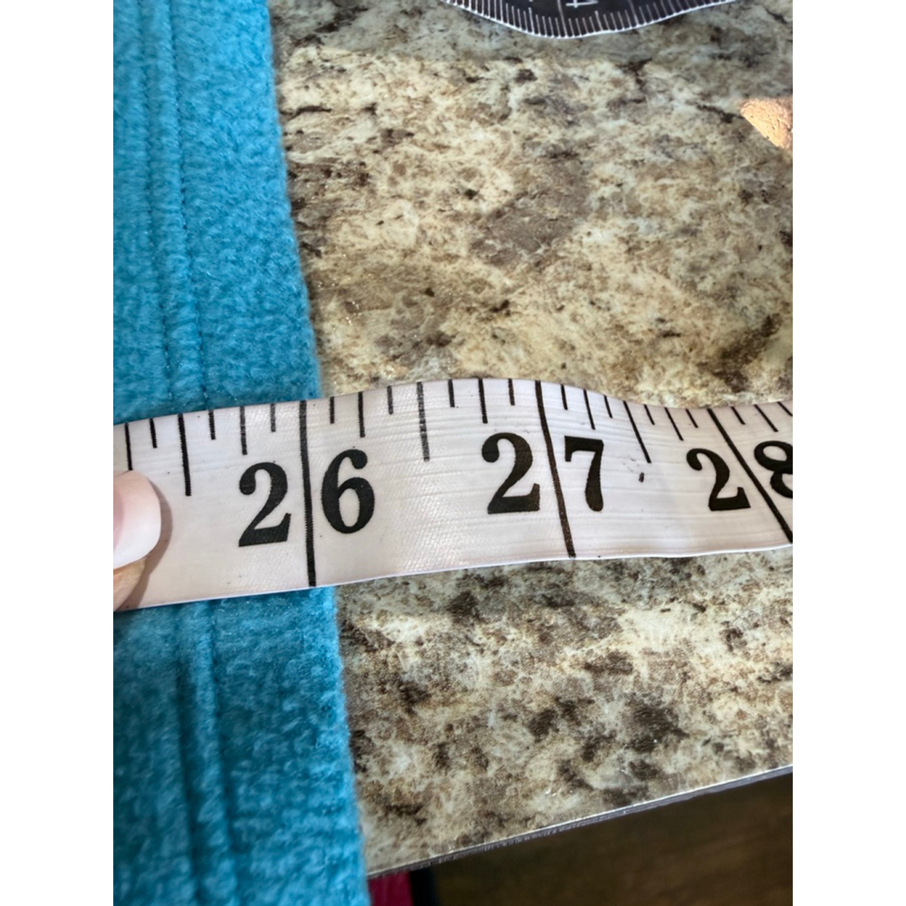 Women's Cuddl Duds Blue Fleece Hoodie M - Picture 5 of 8